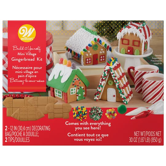 Wilton&#xAE; Build it Yourself Mini Village Gingerbread Kit